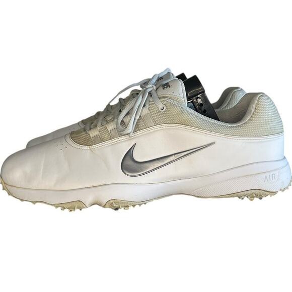 Nike Other - Mens Nike Rival 4 818728-100 Leather Lace-Up Activewear Golf Shoes Size 12 White